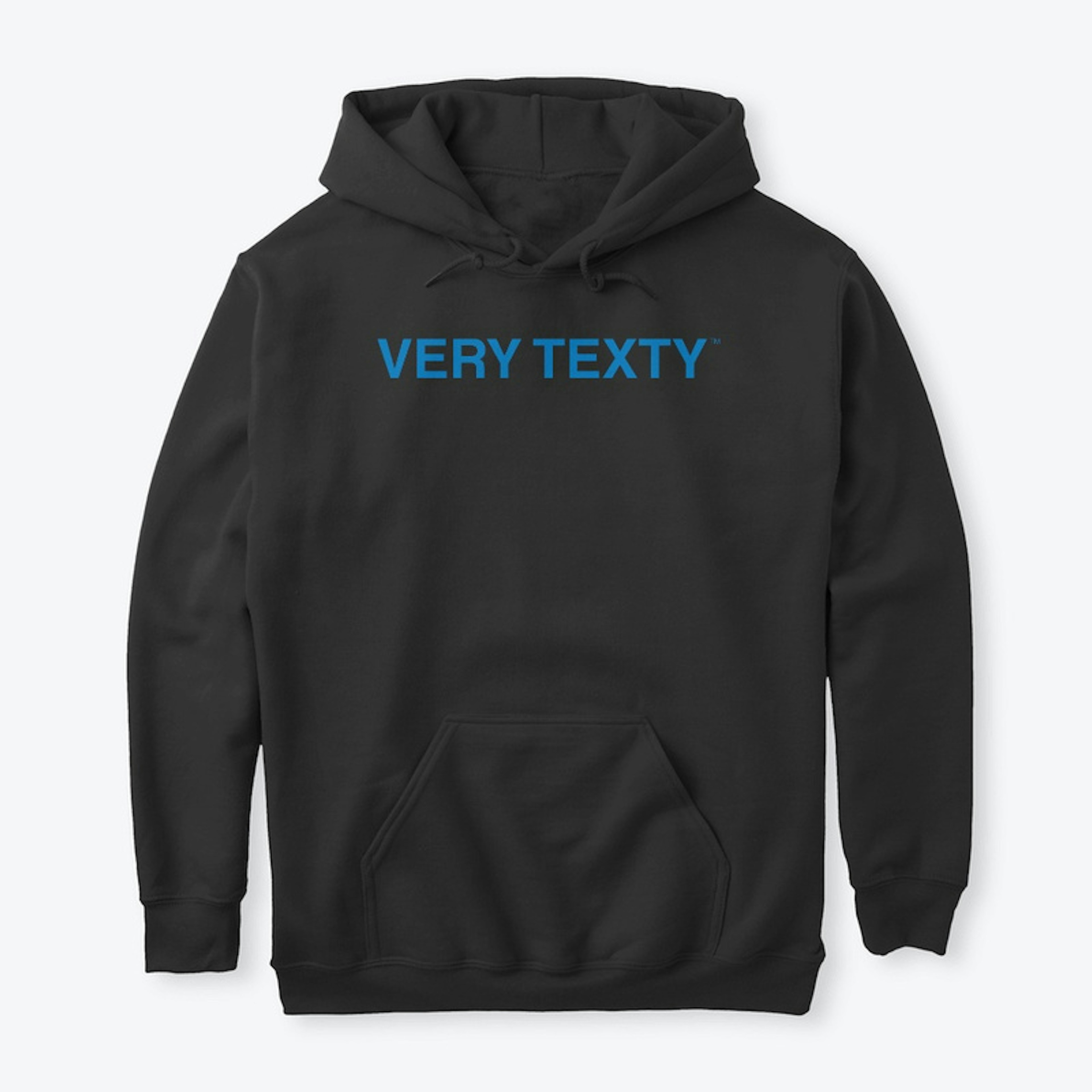 Very Texty Hoodie With Graphic on Back
